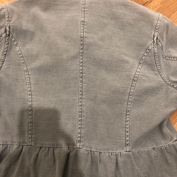 CoffeeShop New York army green peplum jacket - Picture 7 of 7